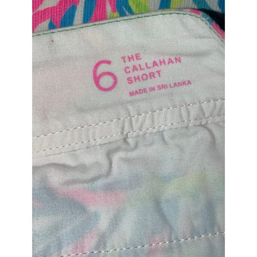 Lilly Pulitzer Shorts Pink Blue Purple Green Size 6 Callahan